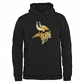 Minnesota Vikings Pro Line Black Gold Collection Pullover Hoodie,baseball caps,new era cap wholesale,wholesale hats